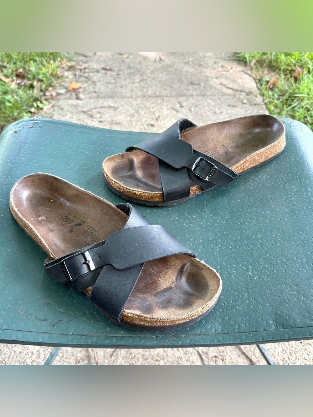 Birkenstock Black Strap Birki’s Sandals Women’s 9